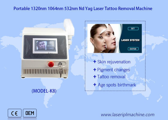 Harga yang bagus Big Power Small Case Nd Yag Laser Penghilang Tato Perangkat Pigmen Penghapusan on line