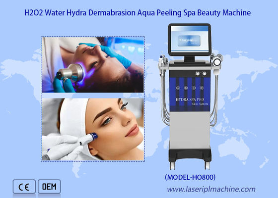 Harga yang bagus Vertical Hydro 14 in 1 Microcurrent Peeling Perawatan Wajah Dermabrasion Perangkat on line