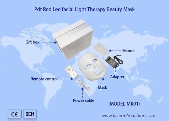 Harga yang bagus Photon Therapy Pdt Led Facial Light Mask 7 Warna Anti Aging Skin Care on line