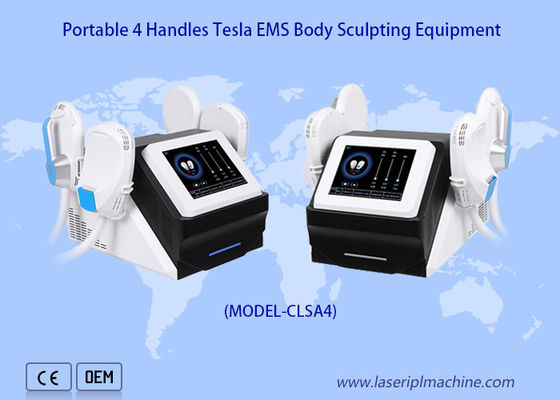 Harga yang bagus Mesin Hi Emt Elektromagnetik Penggunaan Rumah Komersial 4 Menangani Pembakaran Lemak on line