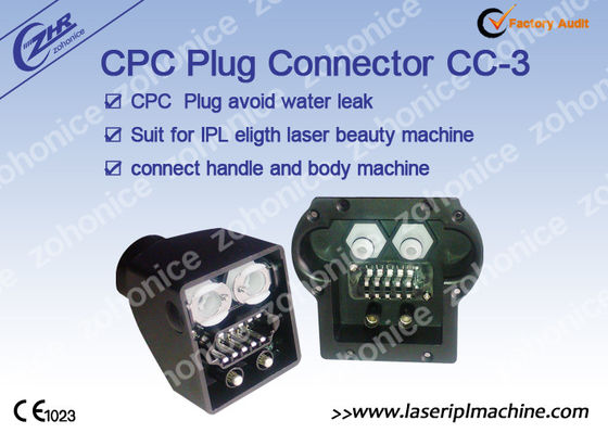 Harga yang bagus IPL Handle Spare Parts Square CPC Connector Untuk IPL Beauty Machine CC 3 on line