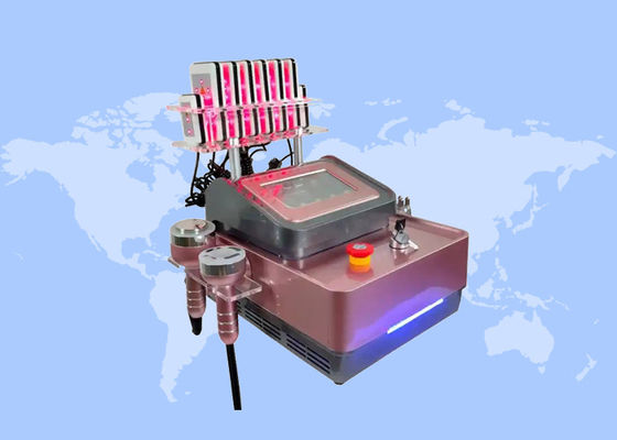 Harga yang bagus 6in1 Rf Ultrasonik Cavitation Body Slimming Machine Skin Tightening Face Lift 40k 80k on line