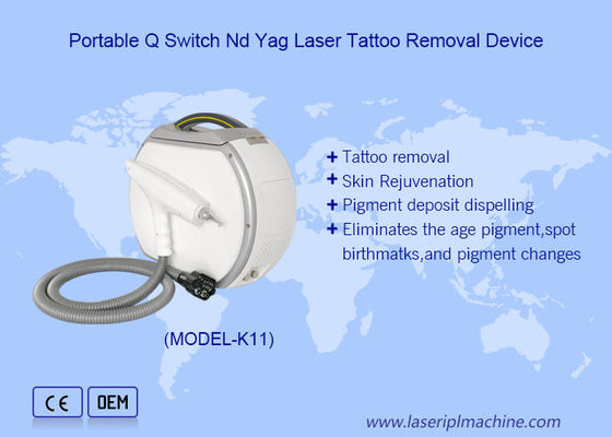 Harga yang bagus Portable Q Switch Nd Yag Laser Machine Penghapusan Pigmen on line