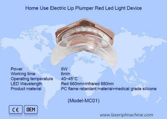 Harga yang bagus Alat Terapi Cahaya Merah Tipe Mini Led USB Charging Silicone Lip Care on line