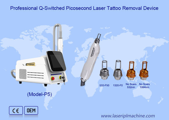 Harga yang bagus Picosecond Nd Yag Laser Machine untuk Penghapusan Bintik-bintik Penghapusan alis on line