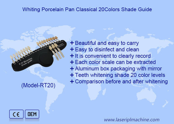 Harga yang bagus Panduan warna pemutih gigi 3D genggam 20 warna pemutih gigi on line