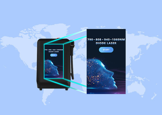 Harga yang bagus 808nm 790nm 1060nm 940nm Diode Laser Machine untuk pemutih kulit dan hair removal on line