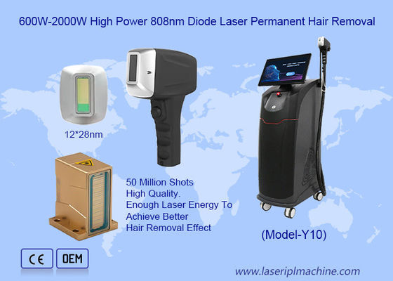 Harga yang bagus 500W-1600W 4 panjang gelombang untuk semua warna kulit 808nm Diode Laser Hair Removal Machine on line