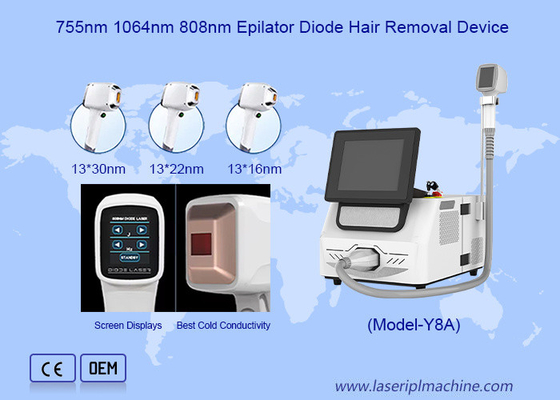 Desktop 808nm 810nm Diode Laser Machine Pemutih Kulit Penghapusan Rambut Tubuh