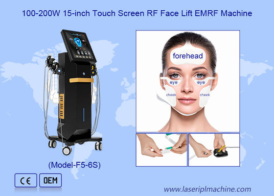 Harga yang bagus Vertical Facial Massager 6 Handle RET FACE EMS Mesin Stimulator Otot on line