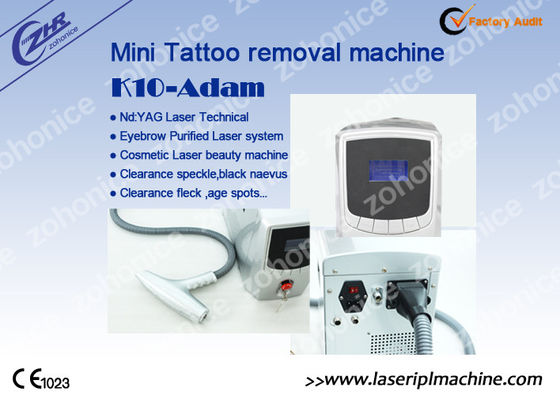 Harga yang bagus Q Switched ND YAG Laser Tattoo Removal Machine Dengan Panjang Gelombang 1064nm 532nm on line