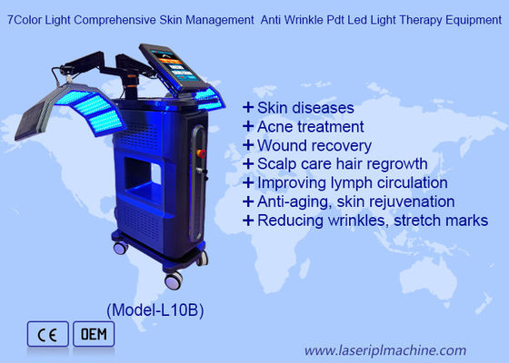 Harga yang bagus 7Colour Light Komprehensif Skin Management Anti Wrinkle Pdt Led Light Therapy Peralatan on line