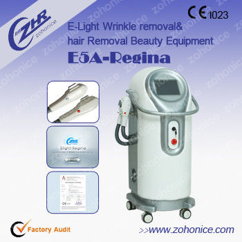 Harga yang bagus Vertical IPL RF Multi Function Beauty Equipment E Light With Two Elight Handles on line