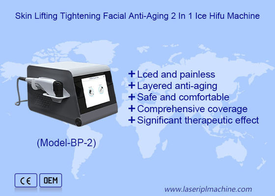 Harga yang bagus Skin Lifting Tightening Facial Anti-Aging 2 In 1 Ice Hifu Mesin on line