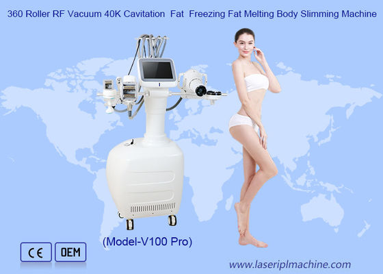 Harga yang bagus 360 Roller Fat Freezing RF Vacuum 40K Cavitation Velashaping Slimming Machine on line