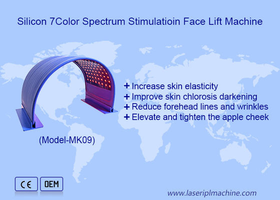Harga yang bagus 7 Spektrum Warna Mesin Cahaya LED Silikon Fleksibel Pemutih Kulit on line