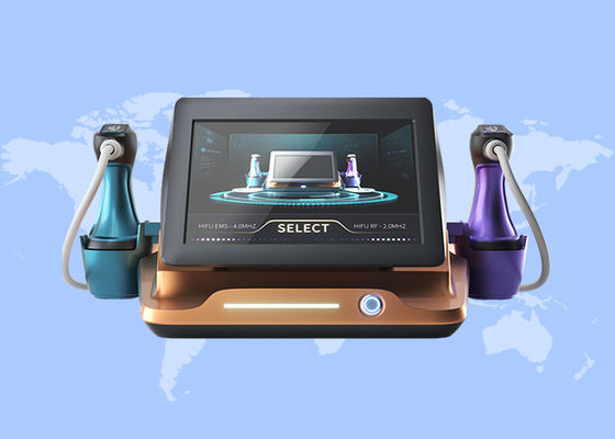 Harga yang bagus 8Katridges 10000Shots Ultra Micro Pulsed Ultrasonic Ems RF 12D Hifu Mesin on line