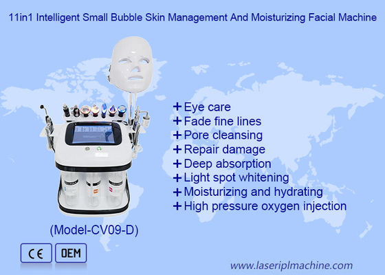 Harga yang bagus Lifting Wajah Moisturizing Wajah Oxygen Bubble RF Hydro Microdermabrasion LED Mesin Wajah on line