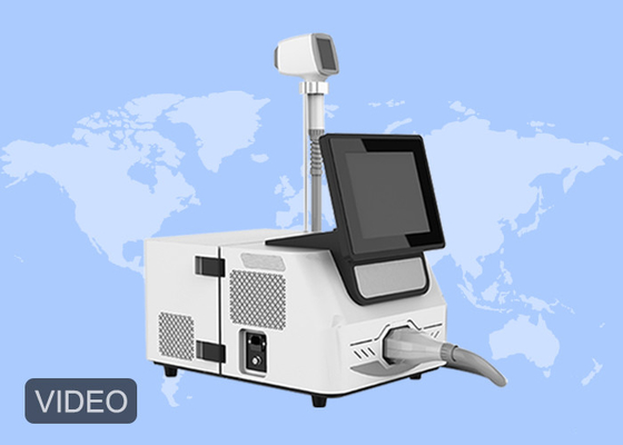 Efektif 1200W-1600W Penghilang Rambut Epilator 808nm Diode Laser Machine