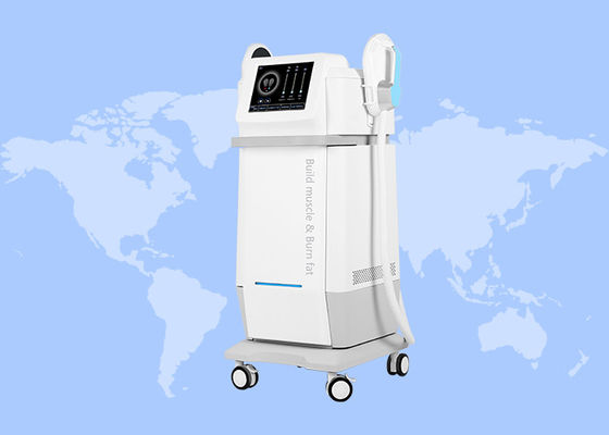 Harga yang bagus 2Handles RF EMS Body Slimming Deep Muscle Stimulate HI EMT Mesin on line