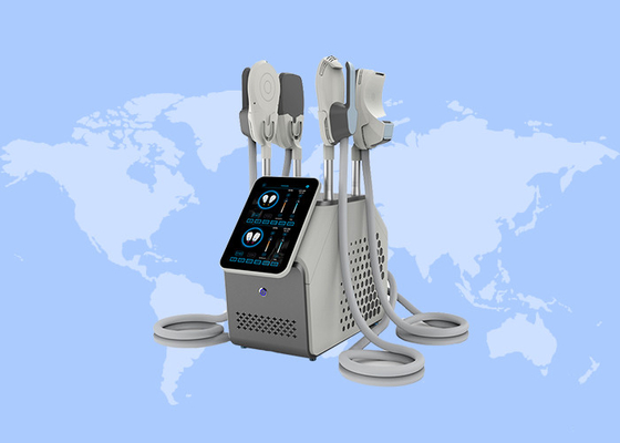 Portable 4 Handle Ems Slim Circslim Contouring Neo RF Hi Emt Mesin Patung