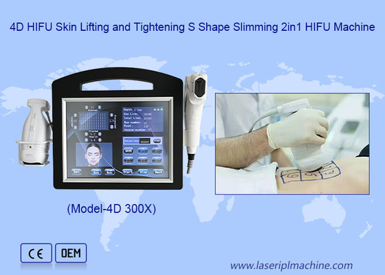 2 In 1 Liposonic Body Shaping Face Skin Lift Rumput Penghilang Mesin Hifu 4d