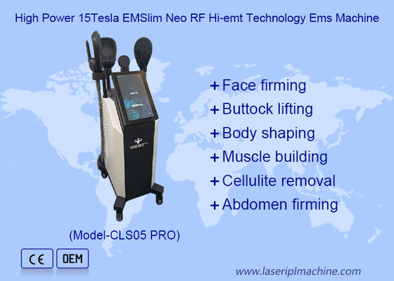 HIEMT 5Handle Ems Face Machine Dual System Body Firming Slimming Machine