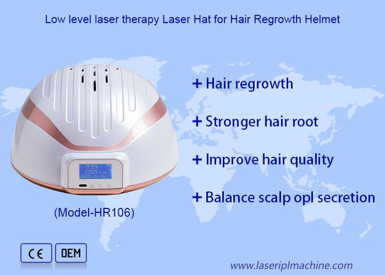 Harga yang bagus Terapi laser tingkat rendah Topi Laser untuk Pertumbuhan Rambut Helm on line