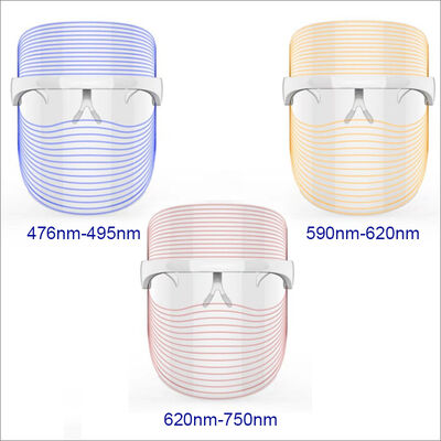 Home Use Rechargeable Wireless 7Color Beauty Light Therapy Led Facial Masks