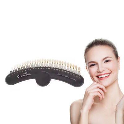 Harga yang bagus 3D Shade Guide 27 Warna Gigi Memutihkan Gigi Memutihkan Garis Panduan Shade on line