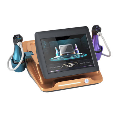 Harga yang bagus Dual Handles Anti Kerutan Kulit Menekuk 7D 12D MPTS RF 360HIFU Mesin on line