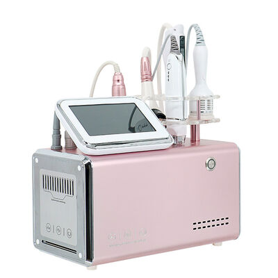 Harga yang bagus 5 In 1 RF Portable Beauty Equipment Lifting Wajah / Pengencangan Kulit Warna Pink on line