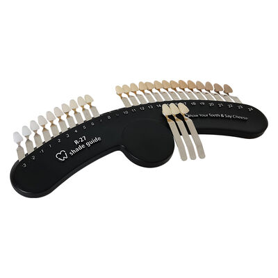 Harga yang bagus RT27 3d Teeth Whitening Bleaching Naungan Panduan 27 Warna CE Sertifikasi on line