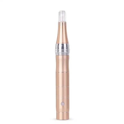 Harga yang bagus 3 Color Derma Pen Mesin Listrik Lima Tahap Pengisian Micro Jarum Kecantikan Instrument on line