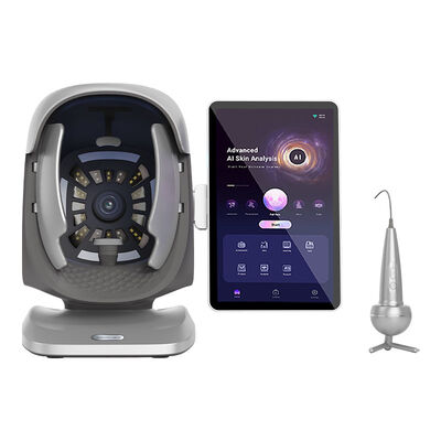 Harga yang bagus 9 Spektrum 3D AI Facial Skin Monitor Micro Moisture Detector Mesin Analis Kulit on line