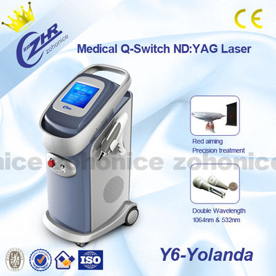 Harga yang bagus Portable Laser Tattoo Removal Machine With High Energy For Dermatology Beauty on line