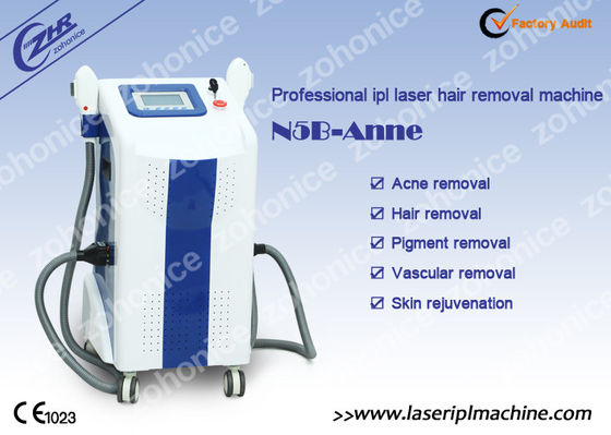 Harga yang bagus Salon Vertical IPL Hair Removal Machines Intense pulse light For Pore Clean on line