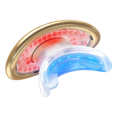 Terapi Foton LED Mini Lampu Merah Biru Pemutih Gigi Perangkat Pemadat Bibir Anti Keriput Bibir