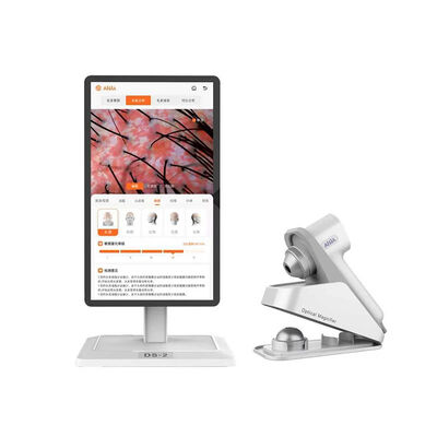 Harga yang bagus 2in1 Pencitraan 3 Spektrum 8Mp Diperbesar Kamera 50 Kali Perangkat Penganalisis Kulit dan Kulit Kepala Ai on line