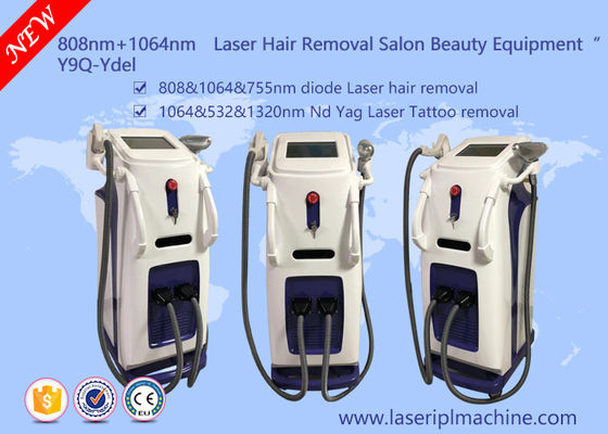 Harga yang bagus 808nm Diode Laser Hair Removal Machine Q Switch Nd Yag Laser Penghapusan Tato on line