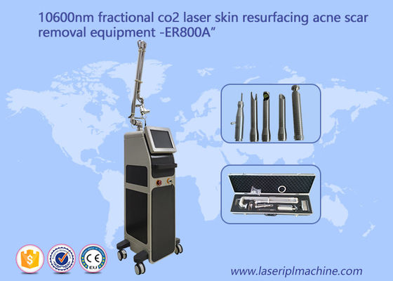 Harga yang bagus Mesin 10600nm Cool Beam Fractional Co2 Laser Untuk Penghapusan Bekas Luka Jerawat Bekas Jerawat on line