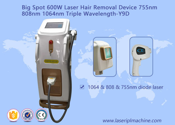 Harga yang bagus Mesin Penghilang Rambut Laser Dioda Rumah Profesional 755nm 808nm 1064nm on line