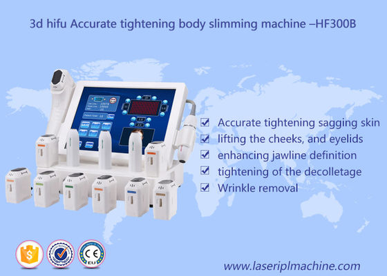 Harga yang bagus 3d Hifu Ultrasound Machine / Akurat Pengetatan Pelangsing Tubuh Mesin Kecantikan Mengangkat Wajah on line