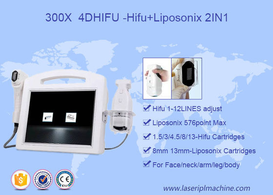 Harga yang bagus 2 In 1 Face Lift 3D Mesin HIFU High Intensity Focused Ultrasound 110V - 220V Voltage on line