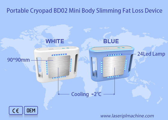 Harga yang bagus Mesin Pelangsing Tubuh Cryolipolysis Bentuk Mesin Cryopad 98 * 98mm Area Perawatan on line