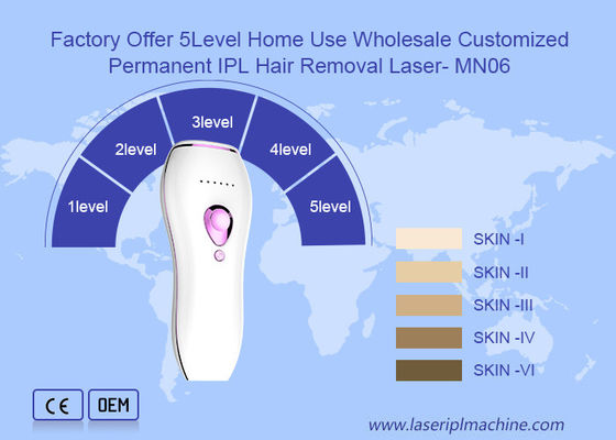 Harga yang bagus AC 220V Rumah Gunakan Perangkat Kecantikan Disesuaikan Permanen IPL Hair Removal Equipment on line