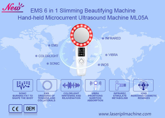 EMS 6 In 1 DC 5V 500mA Perangkat Kecantikan Rumah Gunakan