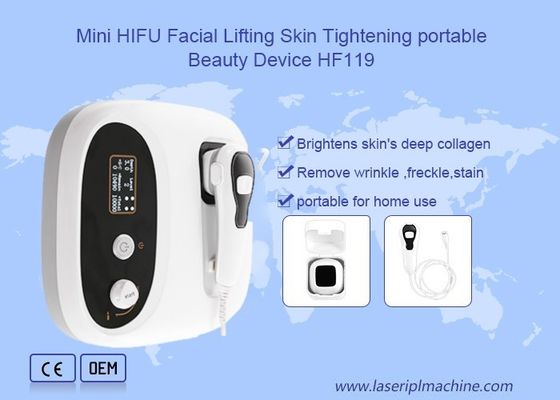 Harga yang bagus Mini Hifu Facial Lifting pengencangan kulit perangkat kecantikan portabel HF119 on line