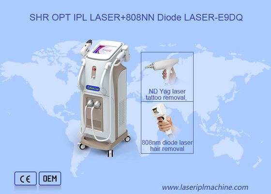 Harga yang bagus SHR OPT IPL 808nm Nd Yag Diode Laser Hair Removal Mesin kecantikan on line