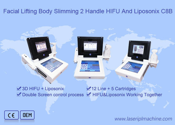 Harga yang bagus 2 In 1 200W Body Slimming Liposonix 3D HIFU Machine on line